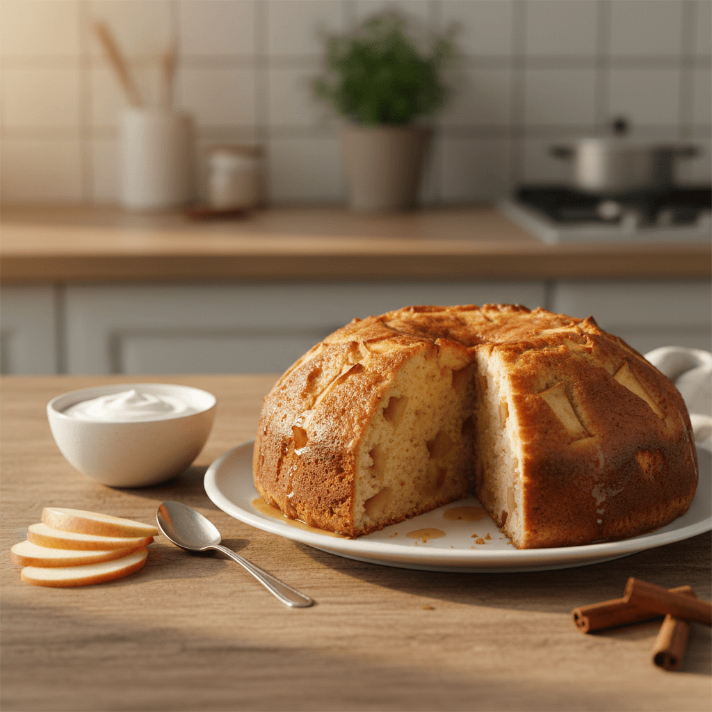 Proste i szybkie ciasto jabłkowe — puszyste i gotowe w 5 minut! 🍰